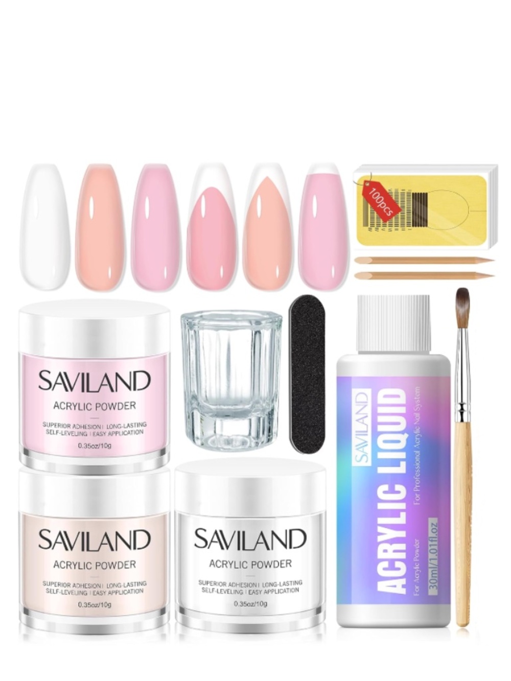 Saviland Acrylic Nail kit
